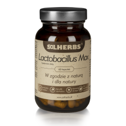 Probiotyk Lactobacillus Max SOLHERBS 60 vege kaps