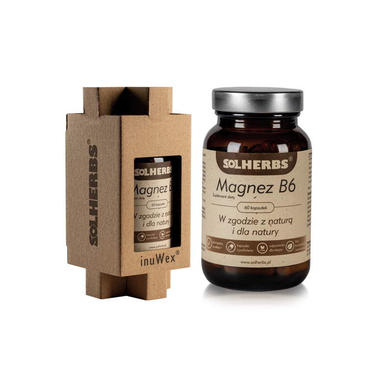 SOLHERBS magnez cytrynian magnezu witamina B6 SOLHERBS magnez cytrynian magnezu witamina B6