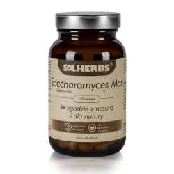 Saccharomyces Max SOLHERBS - drożdże piwne na trądzik