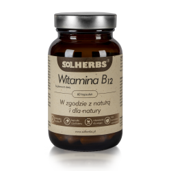 Witamina B12 SOLHERBS 60 vege kaps